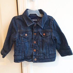🧸 3/$20 Baby GAP Jean Jacket - Dark Wash Denim